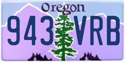 OR license plate 943VRB