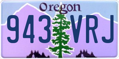 OR license plate 943VRJ