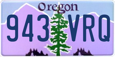 OR license plate 943VRQ