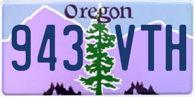 OR license plate 943VTH