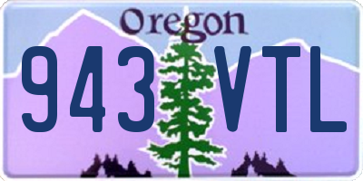 OR license plate 943VTL