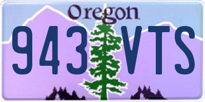 OR license plate 943VTS