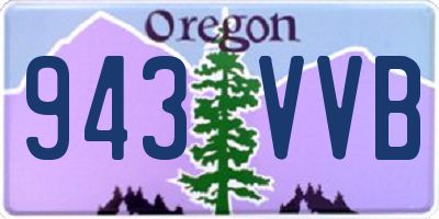OR license plate 943VVB