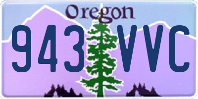 OR license plate 943VVC
