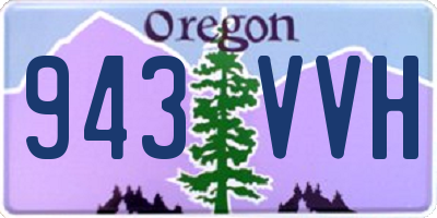 OR license plate 943VVH