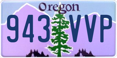 OR license plate 943VVP