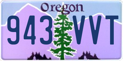 OR license plate 943VVT
