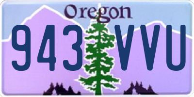 OR license plate 943VVU