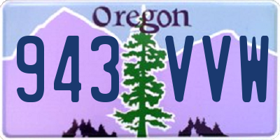 OR license plate 943VVW