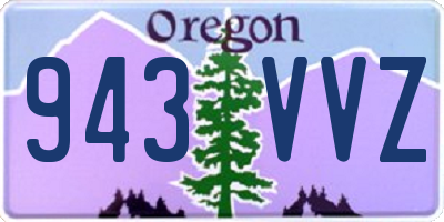 OR license plate 943VVZ