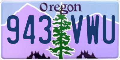 OR license plate 943VWU