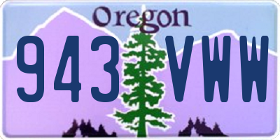 OR license plate 943VWW
