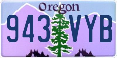 OR license plate 943VYB