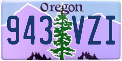 OR license plate 943VZI
