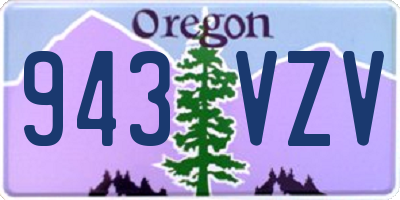 OR license plate 943VZV