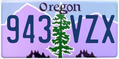 OR license plate 943VZX