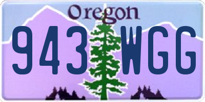 OR license plate 943WGG