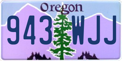OR license plate 943WJJ
