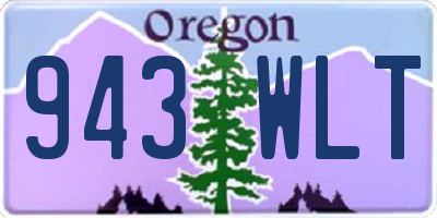 OR license plate 943WLT