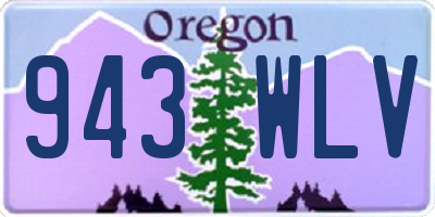 OR license plate 943WLV