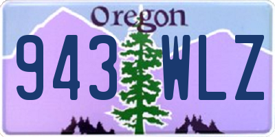 OR license plate 943WLZ
