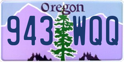OR license plate 943WQQ