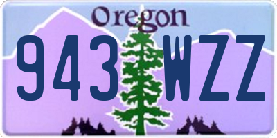 OR license plate 943WZZ