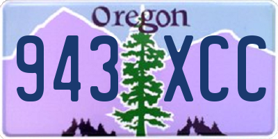 OR license plate 943XCC