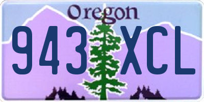 OR license plate 943XCL