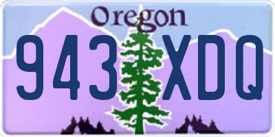 OR license plate 943XDQ