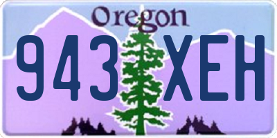 OR license plate 943XEH