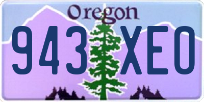 OR license plate 943XEO