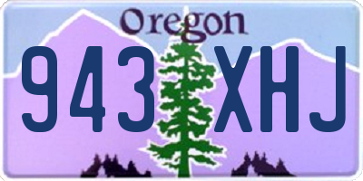 OR license plate 943XHJ