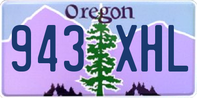 OR license plate 943XHL