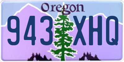 OR license plate 943XHQ