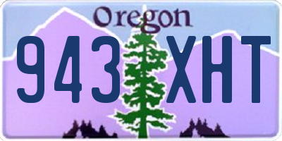 OR license plate 943XHT