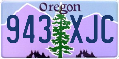 OR license plate 943XJC
