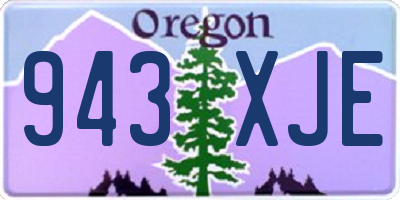 OR license plate 943XJE