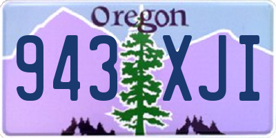 OR license plate 943XJI
