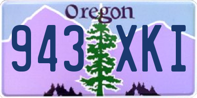 OR license plate 943XKI