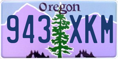 OR license plate 943XKM