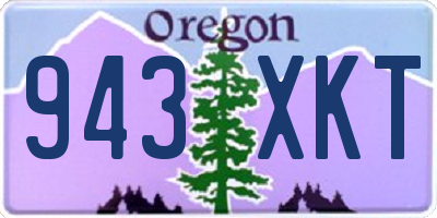 OR license plate 943XKT