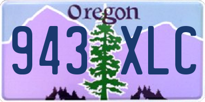 OR license plate 943XLC