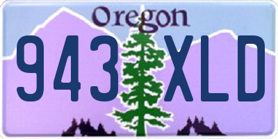OR license plate 943XLD