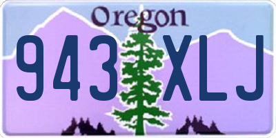 OR license plate 943XLJ