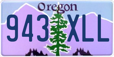 OR license plate 943XLL