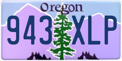 OR license plate 943XLP