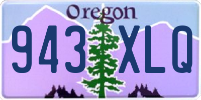 OR license plate 943XLQ