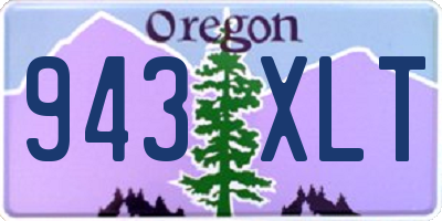 OR license plate 943XLT