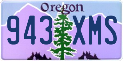 OR license plate 943XMS